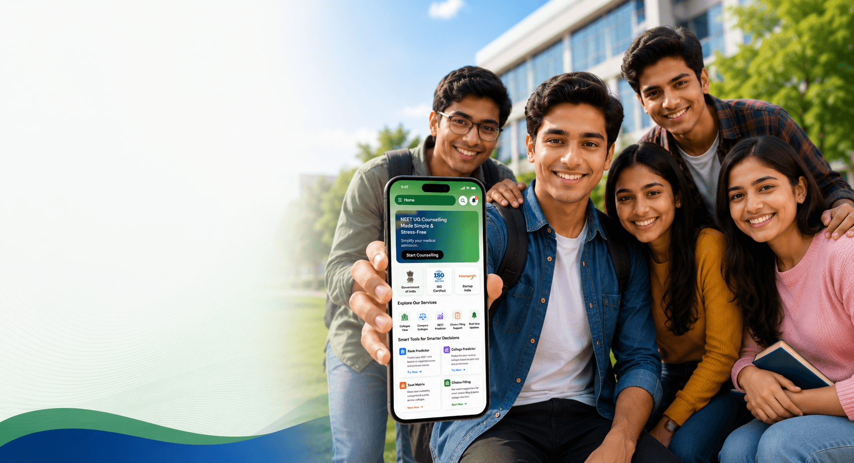 One Platform for NEET Counselling, College Prediction & Admission Support